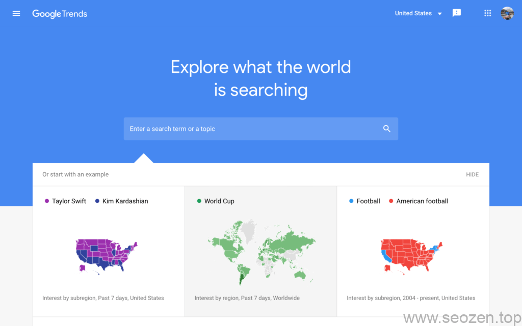 Google-trend-dashboard