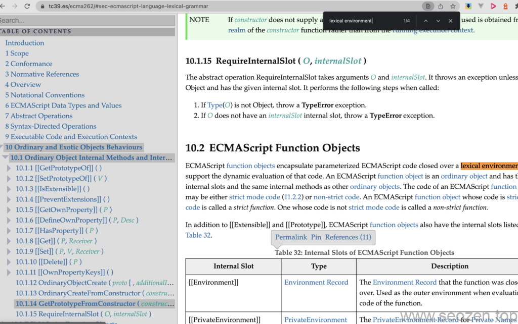 ecma262-lexical-environment