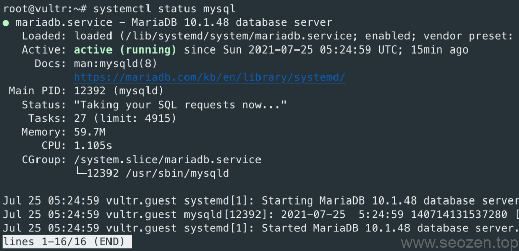 laravel-mysql-active-debian