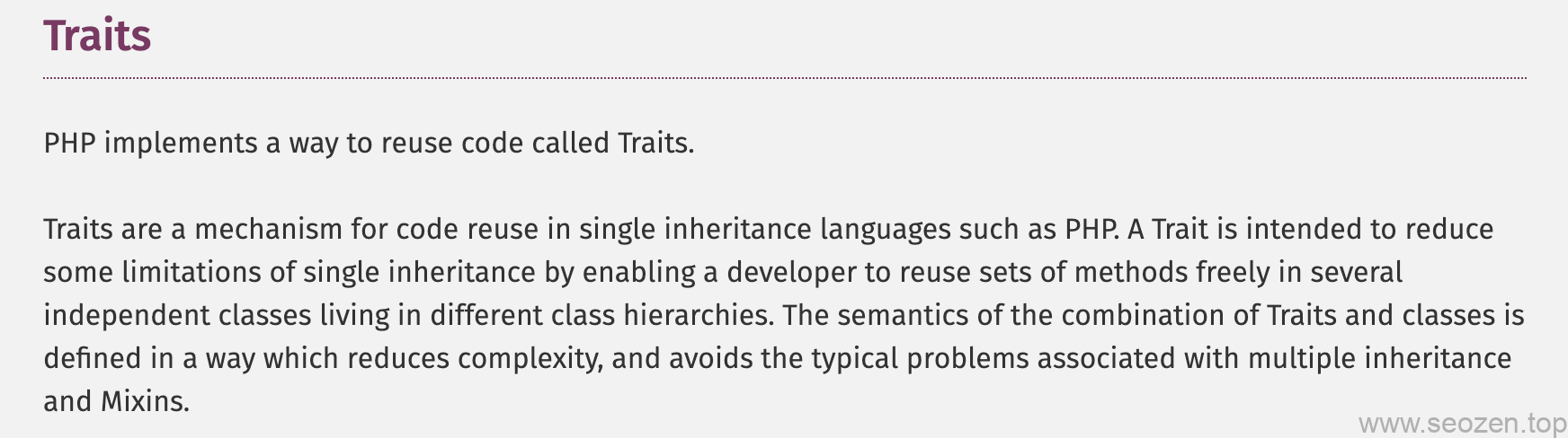 php-traits-definition